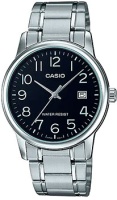 Японские наручные мужские часы Casio MTP-V002D-1B. Коллекция Analog  фото, kupilegko.ru
