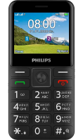 Мобильный телефон кнопочный Philips Xenium E207 Черный  фото, kupilegko.ru