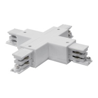 Соединитель для шинопроводов Х-образный Uniel UBX-A41 Silver 09749  фото, kupilegko.ru