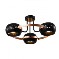Потолочная люстра IMEX Solar MD.21743-3-S-BK+CP  фото, kupilegko.ru