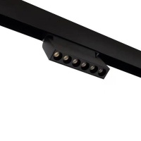 Магнитный трековый светильник ЭРА TRM20-4-11-6W4K-B для системы NOVA черный Б0054816  фото, kupilegko.ru