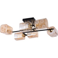 Потолочная люстра Reluce 72108-0.3-06 BK+FGD  фото, kupilegko.ru