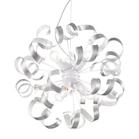 Подвесная люстра Ideal Lux Vortex SP6 Argento 101613  фото, kupilegko.ru