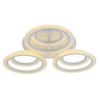 Потолочная светодиодная люстра Profit Light 8086/3+3 WHT B  фото, kupilegko.ru