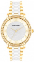 fashion наручные женские часы Anne Klein 3994WTGB. Коллекция Ceramic  фото, kupilegko.ru