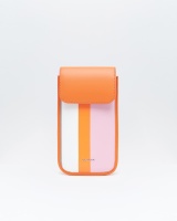 Кожаный чехол для телефона FETICHE F.001. Raye Orange 14019 FT  фото, kupilegko.ru