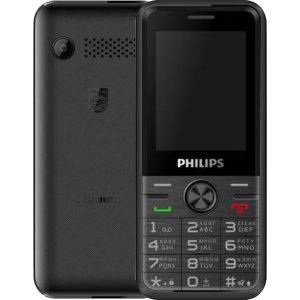 Мобильный телефон кнопочный Philips Xenium E6500 Черный  фото, kupilegko.ru