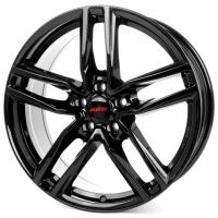Литые колесные диски Alutec Ikenu Black 7.5x17 5x100 ET38 D57.1 Чёрный глянцевый (IKE75738V72-6)  фото, kupilegko.ru