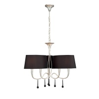 Подвесная люстра Mantra Paola Painted Silver 3530  фото, kupilegko.ru