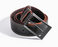 Кожаный ремень мужской ASKENT RM.7.TX-BL-125  фото, kupilegko.ru