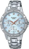 Японские наручные женские часы Casio SHE-3517D-2AUEF. Коллекция Sheen  фото, kupilegko.ru