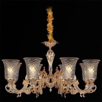 Подвесная люстра Illumico IL7287-8P-48 GD  фото, kupilegko.ru