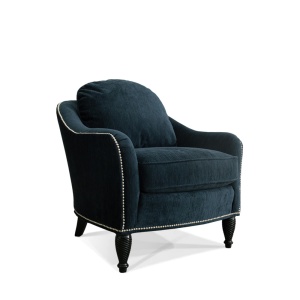 Lounge I Atwood Navy Кресло Sherrill Furniture  фото, kupilegko.ru