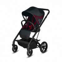 Прогулочная коляска Cybex Balios S Lux FE Ferrari Victory Black с дождевиком  фото, kupilegko.ru