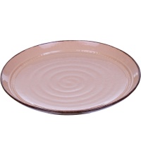 Тарелка 28 см Royal Stoneware Тоскана светло-коричневый  фото, kupilegko.ru