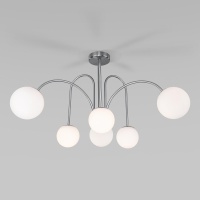 Потолочная люстра Eurosvet Alix 30177/6 хром  фото, kupilegko.ru