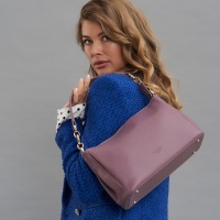 Кожаная сумка хобо женская Dr.Koffer 7018SG-28 25147 DK  фото, kupilegko.ru