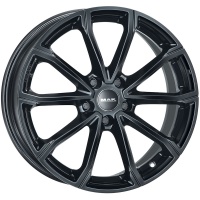 Литые колесные диски MAK DaVinci Gloss Black 6x16 5x100 ET35 D57.1 Чёрный глянцевый (F6060BRGB35PEX)  фото, kupilegko.ru