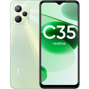 Смартфон, мобильный телефон realme C35 128GB Зеленый RU  фото, kupilegko.ru