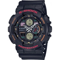 Японские наручные мужские часы Casio GA-140-1A4ER. Коллекция G-Shock  фото, kupilegko.ru