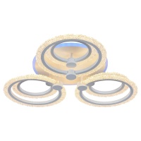 Потолочная светодиодная люстра Profit Light 8003/3+3 WHT  фото, kupilegko.ru