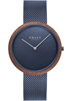 fashion наручные мужские часы Obaku V245GXLLML. Коллекция Trae  фото, kupilegko.ru