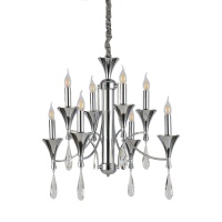 Подвесная люстра Lumina Deco Libero LDP 1230-8 CHR  фото, kupilegko.ru