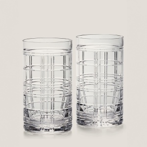 Hudson Plaid Бокалы для воды 2 шт. Ralph Lauren Home  фото, kupilegko.ru