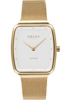 fashion наручные женские часы Obaku V267LXGIMG. Коллекция Ultra Slim  фото, kupilegko.ru