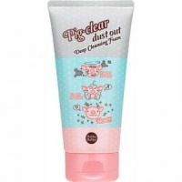 Очищающая пенка для лица с коллагеном Holika Holika Pig-clear dust out Deep Cleansing Foam  фото, kupilegko.ru