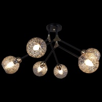 Потолочная люстра Illumico IL0264-6CSQ-79 BK AB  фото, kupilegko.ru