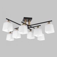 Потолочная люстра IMEX MD.5985-8-S-BK+COP  фото, kupilegko.ru