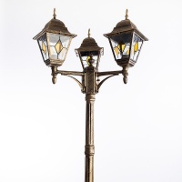 Столб фонарный уличный Arte Lamp BERLIN A1017PA-3BN  фото, kupilegko.ru