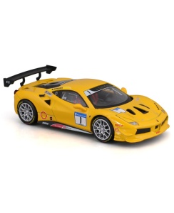 Гоночная машинка Bburago die-cast Ferrari 488 Challenge 2017 1:43 108697 GU  фото, kupilegko.ru