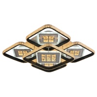 Потолочная светодиодная люстра Profit Light 8051/4+1 WHT+BLK B  фото, kupilegko.ru
