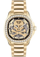 fashion наручные мужские часы Philipp Plein PWRAA0723. Коллекция Skeleton Spectre Rainbow  фото, kupilegko.ru