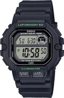 Японские наручные мужские часы Casio WS-1400H-1AVEF. Коллекция Digital  фото, kupilegko.ru