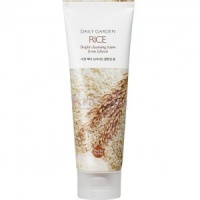 Очищающая пенка Рис Holika Holika Daily Garden Rice Bright cleansing foam from Icheon  фото, kupilegko.ru
