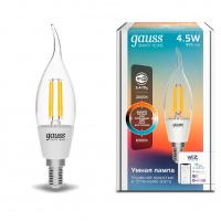 Светодиодная лампа Gauss Smart Home Clear 1280112  фото, kupilegko.ru