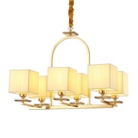 Подвесная люстра Lumina Deco Liniano LDP 17100-6 GD  фото, kupilegko.ru