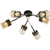 Потолочная люстра Reluce 11354-0.3-06B BK+FGD  фото, kupilegko.ru