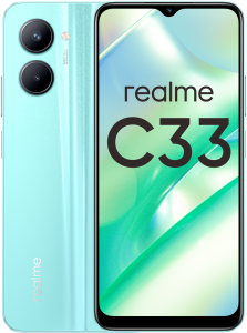 Смартфон, мобильный телефон realme C33 128GB Синий RU  фото, kupilegko.ru