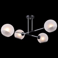 Потолочная люстра Illumico IL9900-4CSQ-79 CR BK  фото, kupilegko.ru