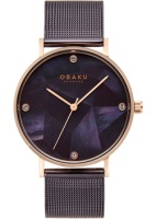 fashion наручные женские часы Obaku V268LXVNMN. Коллекция Mesh  фото, kupilegko.ru