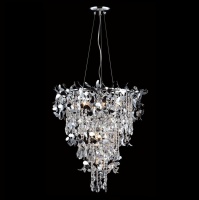 Подвесная люстра Crystal Lux Romeo SP10 Chrome D600  фото, kupilegko.ru