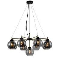 Подвесная люстра Indigo Grappoli 11029/9P Black V000217  фото, kupilegko.ru