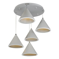 Подвесная светодиодная люстра iLedex WL8858-5 WH  фото, kupilegko.ru