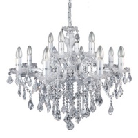 Подвесная люстра Ideal Lux Florian SP12 Cromo 035604  фото, kupilegko.ru