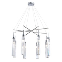 Подвесная люстра Newport 4524+4/S chrome М0066076  фото, kupilegko.ru