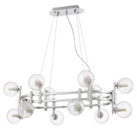 Подвесная люстра Crystal Lux Luxury SP12L Chrome  фото, kupilegko.ru